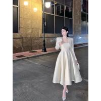 ราคา ชุดกระโปรงดูแพงแบบเซเลบริตี้ดูดีสไตล์ฝรั่งเศสสำหรับสาวอวบเสื้อคลุมแบบสั้นสไตล์ชาแนลไซส์ใหญ่ใส่ช่วงฤดูใบไม้ร่วงสำหรับผู้หญิงชุดเดรสยาว (19914382575)