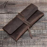 ราคา ชุดกระเป๋าใส่ดินสอหนังเครซีฮอร์สย้อนยุคแบบรวมหลายแพ็คเก๋ไก๋ดินสอเขียนหนังสือสำหรับนักเรียนกระเป๋าเก็บของ (22588032800)