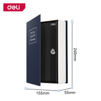 ราคา Deli ตู้เซฟหนังสือ หนังสือตู้เซฟ กล่องใส่เงิน ตู้เซฟทรงหนังสือ กล่องเซฟ ทรงหนังสือ เก็บของมีค่าได้ง่าย Book Safe (22726357080)