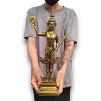 ราคา พระเสื้อเมือง สีทองโบราณ งานขนาด 5 นิ้ว สูง 14 นิ้ว เนื้อเรซิ่นผสมมวลสาร (21193844808)
