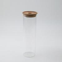 ราคา Chabatree Boro cylinder jar ขวดโหลแก้ว ฝาไม้ ขนาด 1600cc (18054795392)