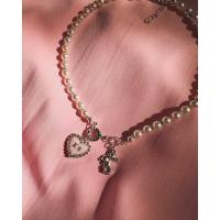 ราคา Silver bear n love necklace สร้อยหมีจี้หัวใจมุกเงิน (21454342514)
