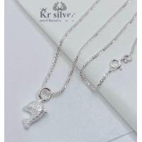 ราคา Kr silver สร้อยคอเงินแท้ พร้อมจี้เงินแท้ ปลาโลมา ความยาวสร้อยคอ 18 นิ้ว (9550457421)