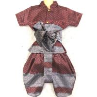 ราคา ชุดไทยเด็กชาย ชุดไทยผ้าไหมพีเมี่ยม ชุดพี่หมื่น น้อง 3 12ปี ชุดไทยเด็กผ้าไหมพีเมี่ยม พร้อมส่ง (19588100384)