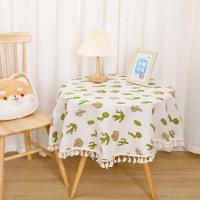 ราคา หนาขึ้น ผ้าฝ้าย ผ้าลินิน ผ้าปูโต๊ะสี่เหลี่ยมผืนผ้าผ้าคลุมโต๊ะน้ําชาสไตล์ Ins นักเรียน หอพักโต๊ะผ้าปูโต๊ะกลมเล็ก (23081571925)