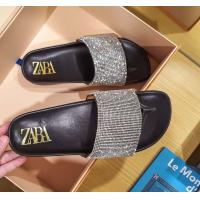 ราคา รองเท้าแตะเพชร ซาร่า เพชรคาดแน่นๆสวยมากๆ (10671026766)