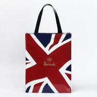 ราคา ยุโรปสไตล์ Harrods PVC ความจุขนาดใหญ่กระเป๋ากันน้ําเป็นมิตรกับสิ่งแวดล้อมกระเป๋าอังกฤษหรูหราภูมิทัศน์พิมพ์ ซิป ปิด (16744349822)