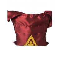 ราคา กระเป๋าพระ ย่ามกิจนิมนต์ ย่ามพระผ้าไหมปักอย่างดีขนาด15นิ้ว (22066996534)