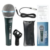 ราคา ส่งไวร้านแนะนำ ไมโครโฟน Shure Beta 58A ไมค์สาย ไมโครโฟนพร้อมสาย 4 5 เมตร PROFESSIONAL Vocal Microphone เสียงดีมาก (23065863397)