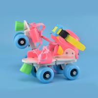 ราคา รองเท้าสเก็ตเด็กรองเท้าโรลเลอร์สเก็ตรองเท้าโรลเลอร์สเก็ต Heywalk แถวลูกกลิ้งยึดสมอสองชั้นรองเท้าสเก็ตปรับได้สำหรับเด็กหัดเดินสี่ล้อมือใหม่ (21459524567)