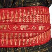 ราคา ผ้าคาดเอว ผ้าคาดเอวชุดไทย ผ้าคาดเอวชุดพี่หมื่น ผ้าคาดเอวชุดไทยผู้ชาย ผ้าพาดบ่าชุดไทยชาย (691008828)