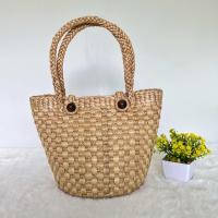 ราคา กระเป๋าผักตบชวา กระเป๋าทรงครึ่งแตงโม กระเป๋าคล้องแขน กระเป๋าถือ กระเป๋าผู้หญิง กระเป๋าสาน กระเป๋าแฮนเมด (21836101591)