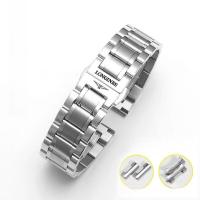 ราคา Longines Masterpiece สายนาฬิกาสแตนเลสผู้ชาย ผู้หญิง เรียบหรู Moon Phase Original Model Butterfly Buckle Watch Chain (22505223974)