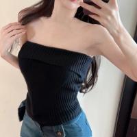 ราคา Closet Crush เสื้อเกาะอกไหมพรม สีขาว สีดำ สีชมพู (22755057268)