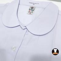 ราคา เสื้อนักเรียนหญิง ตราสมอ คอบัว ประถม ชุดนักเรียน คอบัวกลม ชุดนักเรียนหญิง พร้อมส่ง (19117036076)