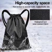 ราคา กระเป๋าเป้สะพายหลัง Drawstring ไนล่อนกระเป๋าเป้สะพายหลัง Ultralight ฟุตบอลบาสเกตบอลกระเป๋ากีฬากันน้ำกระเป๋าชายหาด (22936892387)