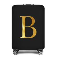 ราคา พร้อมสต็อก ผ้าคลุมกระเป๋าเดินทางอุปกรณ์เสริมกระเป๋าถุงยางยืดผ้าคลุมกระเป๋าเดินทาง 26 ตัวอักษรภาษาอังกฤษพิมพ์สำหรับกระเป๋าเดินทางขนาด 18 32 นิ้วฝาครอบกันฝุ่น (22030986622)