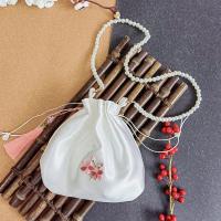 ราคา ใหม่ตามฤดูกาลเด็กสไตล์จีนโบราณ ชุดฮั่นฝู ผ้าไหม ปักพู่กระเป๋าcrossbodyกระเป๋ามุก นุ่ม กระเป๋าถือ (22699206006)