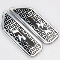 ราคา 2 PCS for AMG BMW GTI NISMO RALLIART Rline ST TRD 无限 Logo Car Body Side Fender Stickers Auto 3D Badge Decals Emblem Exterior Accessories (21915259612)