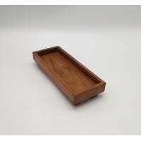 ราคา ถาดไม้สัก สไตร์ญี่ปุ่น ถาดซูชิ ถาดวางของ มีขา (9780977422)