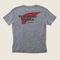 ราคา เสื้อยืด RED WING T SHIRT WITH LOGO COLOR GREY PTC MART S 5XL Womens T shirt (21731717252)