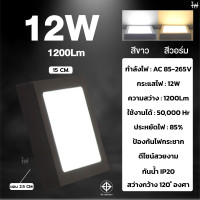 ราคา ดาวไลน์แบบลอย LED 12W18W24W ไฟตกแต่งเพดาน ดาวน์ไลท์ ติดลอย แสงขาว แสงวอร์ม ขอบขาว ดำ ลายไม้ มินิมอล ไฟเพดานบ้าน led 220V (23088475476)