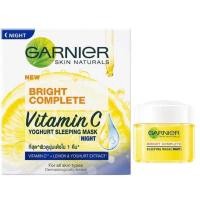 ราคา 18ml 50ml Garnier การ์นิเย่ ไบรท์ คอมพลีท เซรั่มครีม SPF30 PA ขนาด 18มล สลิปปิ้ง มาร์ก ครีม การ์นิเย่ ไลท์ คอมพลีท ไนท์ โยเกริต์ สลีปปิ้ง Garnier sleeping mask garnier (22550807446)