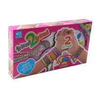 ราคา DIY bead weaving bracelet for children hand rope threading beads making educational toys (22395338151)