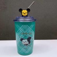 ราคา แก้ว การ์ตูนดิสนีย์ หมี Lotso น่ารัก แถมฟรีหลอดสแตนเลส เก็บความเย็น ดิสนีย์ 450ml (21404977447)