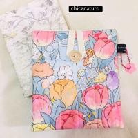 ราคา ミ กระเป๋าผ้า ซองผ้าใส่ Meebook M6 Boox page C Boox leaf 2ミ chicznature Handmade Fabric bag for e reader lined with soft synthetic fibers and lining (22700777429)