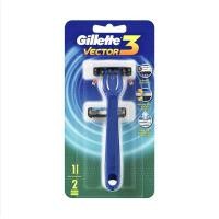 ราคา มีดโกนหนวด ยิลเลตต์ เวคเตอร์ พร้อมใบมีด 2 ใบ (20642121301)
