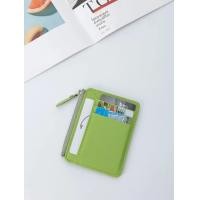 ราคา กระเป๋าเงินใส่บัตรสินเชื่อขนาดเล็กที่ใส่บัตรประชาชนกระเป๋าสตางค์ใส่เหรียญสั้นมีซิปแขนบางกระเป๋าสตางค์ขนาดเล็กของผู้ชาย (21487329289)