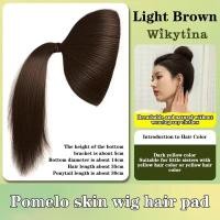 ราคา CHYIN ส้มโอผิววิกมีทบอลหัวหางม้าสูงสูง Cranial Crest panfa สิ่งประดิษฐ์นุ่มและธรรมชาติเครื่องมือจัดแต่งทรงผม (22826607557)