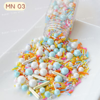 ราคา เม็ดมุกน้ำตาลแต่งขนม แต่งเค้ก ขวดละ 100 สีสวย ทานได้ เม็ดน้ำตาล Sugar sprinkle (21640148392)