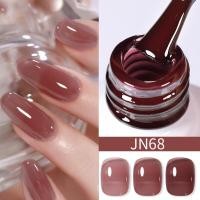 ราคา กากเพชรติดเจลสีนู้ดเจลลี่สุดสวยที่เกิดมาเคลือบเงากึ่งถาวรยาทาเล็บโปร่งแสงแวววาวคงทนการทำเล็บเล็บปิดแช่ (22293605792)