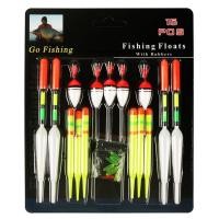 ราคา 15ชิ้น ชุดทุ่นลอยน้ํา แบบพกพา อุปกรณ์ตกปลา 15 ชิ้น ทำทุ่นตกปลา Fishing Float ชิงหลิว สำหรับตกปลา ทุ่นขนาดเล็ก (23101484157)