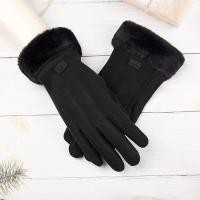 ราคา GlamourGetaway ถุงมือผ้ากำมะหยี่หนาสำหรับผู้หญิง ถุงมือแฟชั่นหนังกลับให้ความอบอุ่นกลางแจ้งถุงมือขับรถหน้าจอสัมผัสถุงมือกีฬาขี่จักรยาน (22985589102)