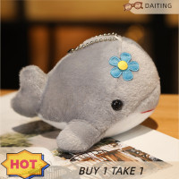 ราคา DAITING พวงกุญแจรูปปลาวาฬนุ่มนิ่มสุดเก๋ของขวัญแต่งงานของขวัญแต่งงานพวงกุญแจตุ๊กตาปลาโลมาน่ารักสำหรับกระเป๋าผู้หญิง (22424634233)