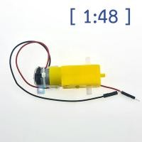 ราคา มอเตอร์เกียร์ DC Motor 3 6V พร้อมสายเข้าหัว DuPont แกนคู่ สำหรับ Smart Car อัตราทด 1 48 1 120 1 220 TT motor (16527313713)