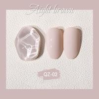 ราคา AS สีเจล สีทาเล็บ โทนสีนู้ดน้ำตาล 6 เฉดสี QZ 15ml (13258512208)