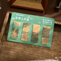 ราคา DUKEEN ที่คั่นหนังสือแม่เหล็กสไตล์วินเทจพับได้4ชิ้นที่เก็บหนังสือแม่เหล็กหน้าของขวัญสำหรับครูสมุดจดเครื่องเขียนเกาหลี (22679027848)