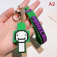 ราคา BUY 1 GET 1 ใหม่พวงกุญแจเกม Minecraft PVC ainme Steve creeper พวงกุญแจตัวละครโลกของฉัน3D กระเป๋าน่ารักแขวนรถพวงกุญแจสำหรับแฟนๆ (22910741844)