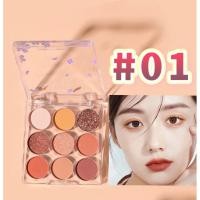 ราคา Yami shopping Eyeshadow Disc Powder Palette พาเลททาตา9สี เนื้อดินน้ำมัน แมท เนื้อใยไหม ประกายชิมเมอร์ สีสวย Y9104 (22900593878)