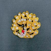 ราคา เข็มกลัด ติดสังวาลย์ เข็มกลัดติดเสื้อ เข็มกลัดชุดไทย สีเงินสีทอง (21114498851)