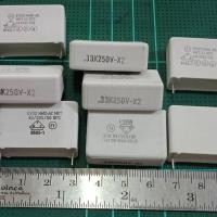 ราคา แพ็ค1ชิ้น แพ็ค5ชิ้น C 0 33UF 250V 334 330NF EVOXสีขาว MKT ขาห่าง 28 มิล ของแท้ 0 33UF 250V X2 C0 33UF250V C0 33UF 250V C 0 33UF250V (23019658944)