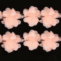 ราคา ริบบิ้นลูกไม้ประดับแถบคาดผมรูปช่อดอกไม้ผ้าชีฟอง3D กว้าง50มม ริบบิ้นตาข่ายลูกไม้สำหรับงานแต่งงาน วันเกิด การตกแต่งคริสต์มาส (17280158548)