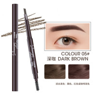 ราคา funny ดินสอเขียนคิ้ว กันน้ำ Double eyebrow pencil กันน้ำ ดินสอเขียนคิ้วแบบหมุน 2 in 1 มีแปรงปัดคิ้วในตัว มี 5 สีให้เลือก (18878270478)