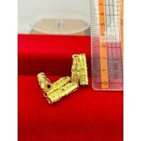 ราคา 1ชิ้น ตะกรุด ท้าวเวส เกราะ เพชร 5แถวนะอกแตกงานทองเหลือง (22825179977)