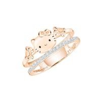 ราคา PRIMA Hello Kitty แหวนประดับเพชรตัวเรือน 9K รหัสสินค้า LCDR5277 01 (21749539648)