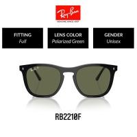 ราคา RAY BAN RB2210F 901 58 Black polar Sunglasses (21712331466)